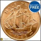 HALF PENNY 1953 TO 1967 ELIZABETH 2ND / HALF PENNIES CHOICE OF YEAR / DATE