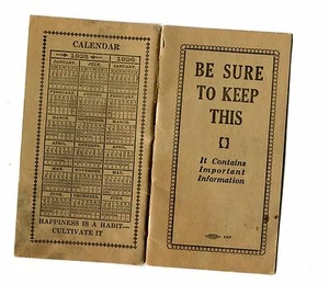Folleto publicitario vintage DR KENEALY cura remedio asegúrese de mantener esto - Imagen 1 de 2