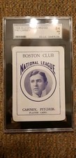 1904 Allegheny Card Co.- CARNEY - Boston Club. Sgc 84  NM One-of-Kind