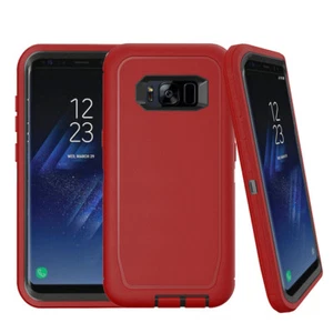Funda resistente a prueba de golpes para Samsung Galaxy S8 S8 Plus + clip para cinturón - Imagen 1 de 13