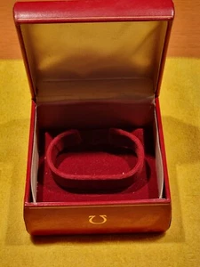 Original Omega Uhrenbox – Rot, Vintage mit Samt-Innenfutter - Bild 1 von 11
