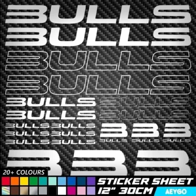 20x STIERE Vinyl Aufkleber Sticker Blatt Fahrrad Rahmen Radfahren Fahrrad MTB MX - Bild 1 von 3