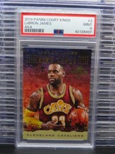 2016-17 Panini Court Kings Lebron James AKA King James SSP Case Hit #3 PSA 9