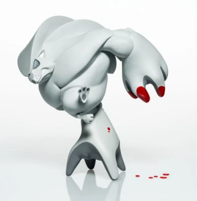 Coarsetoys Locks Pain Figure Coarse Vinyl Art Toy POP MART Noop Jaws Paws 2014 - Image 1 of 4