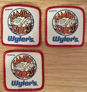 1893 Vintage Wylers Family Circus Patch X3 - Picture 1 of 3
