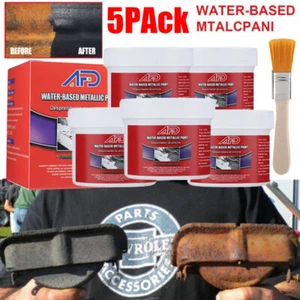 5X Water-based Metallic Paint Car Rust-free Primer Metal Rust Remover Renovation - Picture 1 of 15