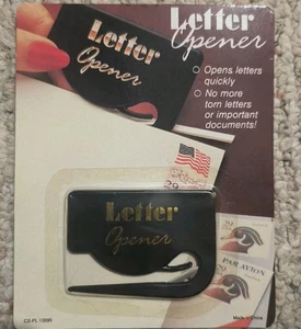 Vintage Plastic Letter Opener - New in Sealed Package - Picture 1 of 1