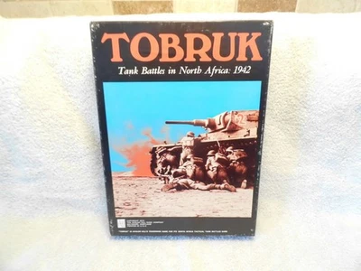 1975 Avalon Hill Tobruk Estante Jogo de Tabuleiro Completo Não Perfurado! - Imagem 1 de 4