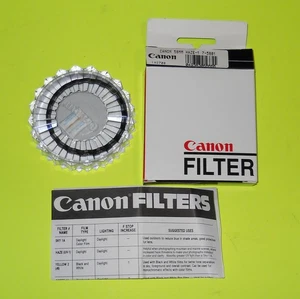 Genuine Canon Photo Filter 58mm Haze-1 7-5801 New in Box - Picture 1 of 1