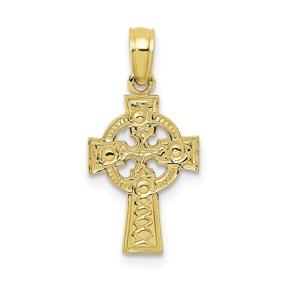 10k Yellow Gold Dolphin Pendant 10k3012