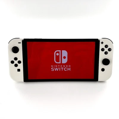 Nintendo Switch Oled HEG-001 Console White Joy-Cons No Charger Tested & Works - Image 1 of 4