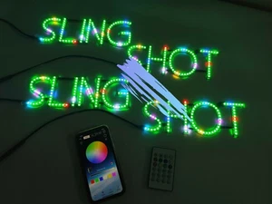 2Set Of "Slingshot" Rear Letters Lights Dream CHASING LED For polaris Slingshots - Foto 1 di 6