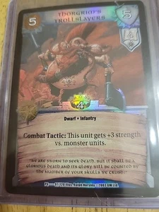 2003 WarCry CCG Path Of Glory Set - Thorgrim's Trollslayers #97 Foil - Bild 1 von 1