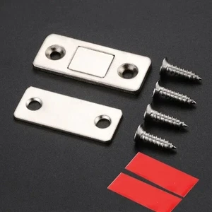 1-50 Pcs Very Strong Magnetic Catch Latch Ultra Thin For Door Cabinet Cupboard - Picture 1 of 7