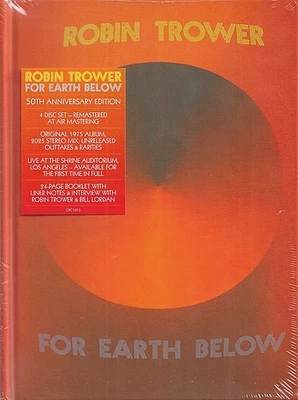Robin Trower - For Earth Below 50th Anniversary Edition 4xCD Box Set 2025 *NEW* - Image 1 of 4