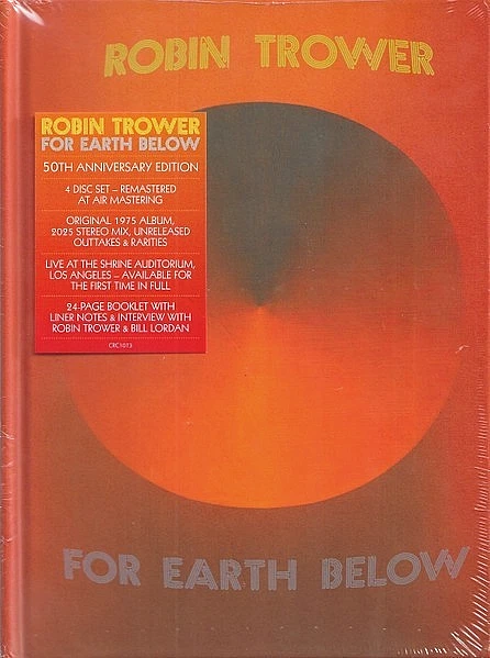 Robin Trower - For Earth Below 50th Anniversary Edition 4xCD Box Set 2025 *NEW* - Image 1 of 4