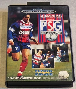 CHAMPIONS WORLD CLASS SOCCER PSG SEGA MEGADRIVE MEGA DRIVE - Picture 1 of 4