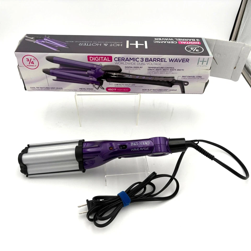 Cabeza de cuentas ondulada artista digital caliente y caliente cerámica digital 3 barriles vacilante de pelo Foto 1 de 4