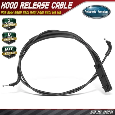 Cabo de liberação do capô para BMW 530e 530i 540i xDrive 740i 750i 840i M5 M850i xDrive - Imagem 1 de 4