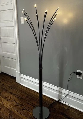 IKEA HOVNAS (HÖVNÄS) Floor Lamp Silver Chrome Modern Lighting - Image 1 of 4