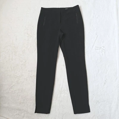 Pantalones de vestir negros Classiques Entier para mujer elásticos con cremallera bolsillo cónico talla 2 Foto 1 de 4