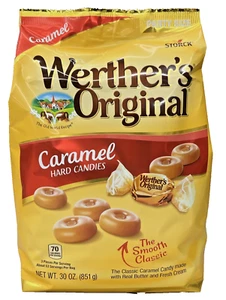 Caramelos duros Storck Werther's originales caramelo 30 oz Werthers BIG BAG - Imagen 1 de 2