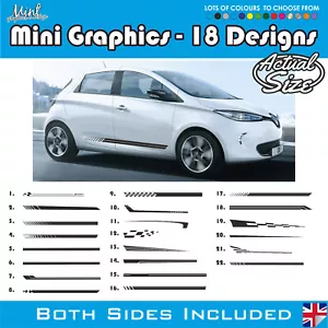 Renault ZOE EV Decals Stickers Clubman Graphics 18 DESIGNS TO CHOOSE FROM - Picture 1 of 4