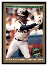 1993 O-Pee-Chee Premier Star Performers #17 KENNY LOFTON Cleveland Indians ~G3R