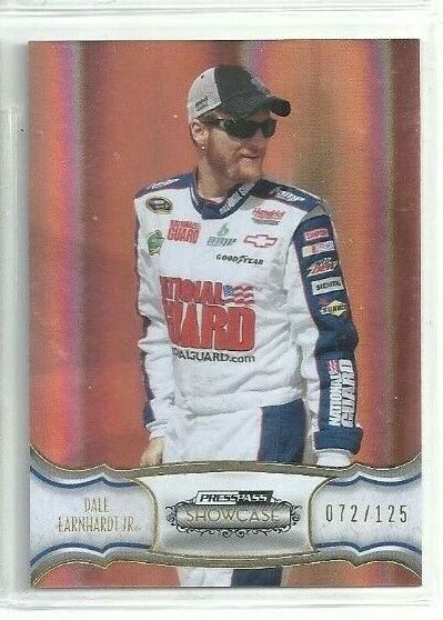 Dale Earnhardt Jr 2012 Press Pass Showcase Parallel Card  #72/125 - Image 1 of 1