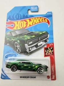 Hot Wheels '68 Mercury Cougar #207 207/250 - HW Flames 2/5 Damaged-E - Picture 1 of 1