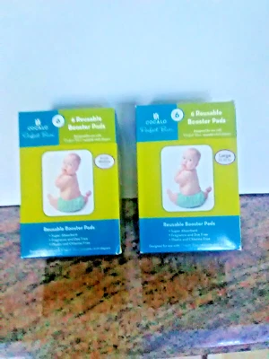 New! Cocalo Perfect Bum Reusable Booster Pads Size Sm/Med OR Size Large Box of 6 - Image 1 of 4