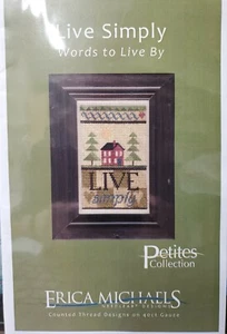 Erica Michaels Live Simply Words to Live By 40 ct Gaze Kit - Bild 1 von 3
