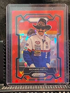 Richard Petty 2024 Prizm Racing - Red Cracked Ice - Driver- Card #99 - Picture 1 of 2