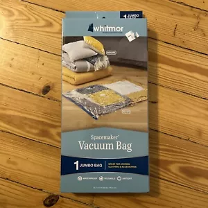 CH20- Whitmor Spacemaker 1 Jumbo Aspirador Ropa Bolsas de Almacenamiento Herméticas Reutilizables - Imagen 1 de 2