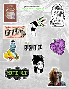 Beetlejuice Sticker Pack - 80er Filme - Bild 1 von 1