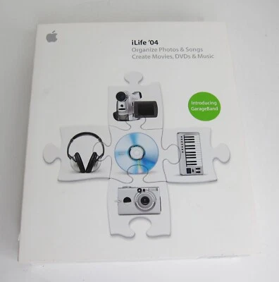 2004 Mac iLife 04 iPhoto4, Garageband, iTunes4, iMovie4, iDVD4,  Retail Box - Image 1 of 4