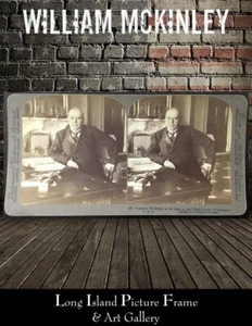 President William McKinley First Photo In The White House Original Stereoview - Picture 1 of 3