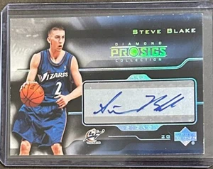 2003-24 Upper Deck Basketball Steve Blake #PS-SB RC Diamond Pro Sigs Auto! (AU) - Picture 1 of 2