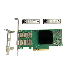 25Gigabit NIC CX4121A Mellanox ConnectX-4 SFP-25G-SR SFP28 PCIe Ethernet Adapter - Picture 1 of 10