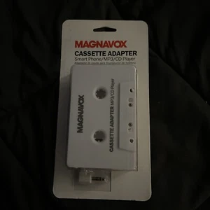 Magnavox Cassette Adapter - Smart Phone/MP3/CD Player to 3.5mm Adapter - NEW - Picture 1 of 8