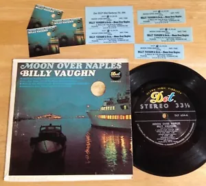 Billy Vaughn 7" Compact 33 EP Moon Over Naples, Any Time, Love w/inserts/ts - Picture 1 of 5
