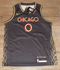 Nike Chicago Bulls Coby White #0 City Edition No Little Plans Jersey Youth Large
