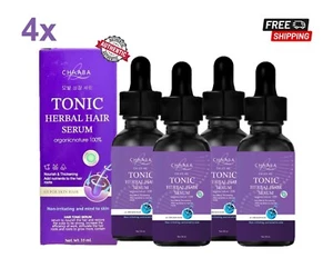 4x Chaba Hair Tonic Haarwachstumsserum pflegt Haar Schnurrbart Wachstum Augenbrauen 35ml - Bild 1 von 11