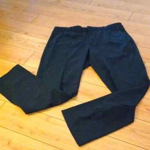 Men's Navy NIKE DRESS SLACKS FLAT FRONT 36/32 EUC - Picture 1 of 6
