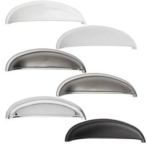 SO-TECH® Möbelgriff Muschelgriff Nick BA 96 mm Schrankgriff Schubladengriff - Bild 1 von 9