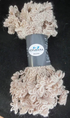 (175 €/kg): 50 g Schulana BALAIKA, Effektgarn m Schlingen, beige 02 #3027 - Bild 1 von 2