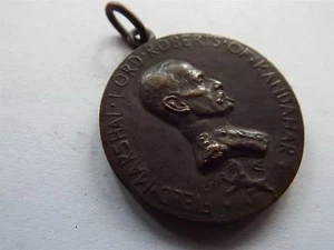 1918 Bore War 1900 Field Marshal Lord Roberts Kandahar Rifle Clubs Medal/ Fob - Picture 1 of 5