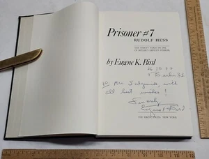 Prisoner #7 - RUDOLF HESS - by Eugene K. Bird - SIGNED hardback BOOK - Picture 1 of 13