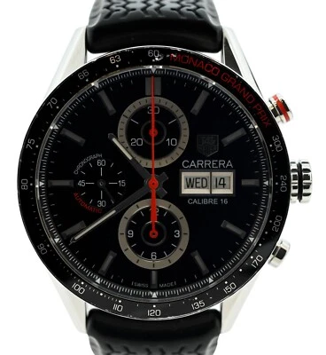 Reloj Tag Heuer 44mm Hombre Carrera Edición Limitada Gran Premio de Mónaco Ref CV2A1F! Foto 1 de 4