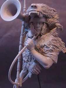Neu 1/10 antike römische Mann Krieger Büste Harz Figur unbemaltes Modell unmontiert - Bild 1 von 1